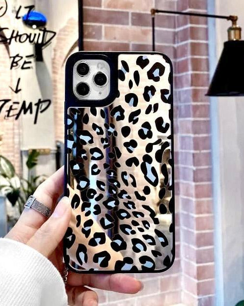 Leopard Print Shiny Luxury Case iPhone cover – JustAndBest India