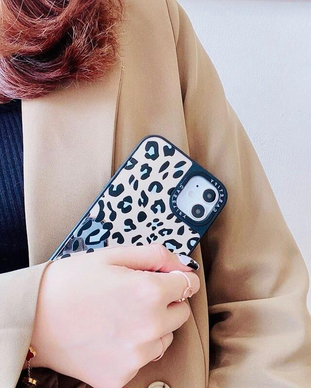 Leopard Print Shiny Luxury Case iPhone cover – JustAndBest India