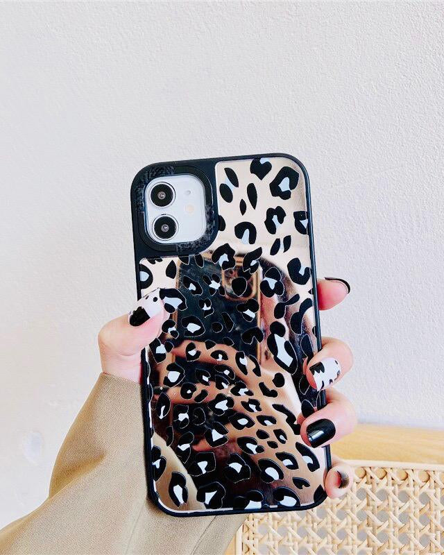 Leopard Print Shiny Luxury Case iPhone cover – JustAndBest India
