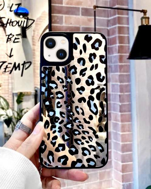 Leopard Print Shiny Luxury Case iPhone cover – JustAndBest India