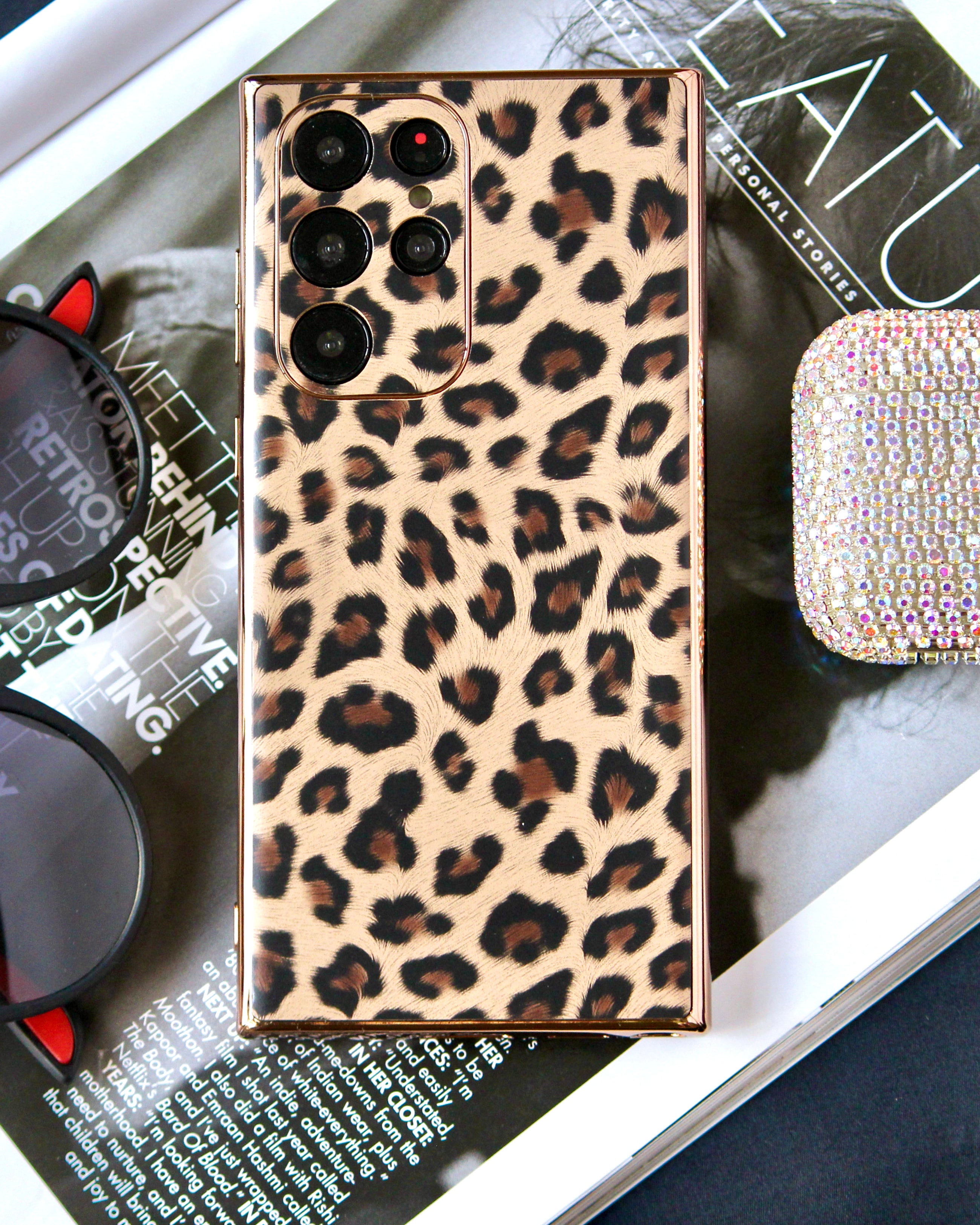 leopard print cover for S22 ultra