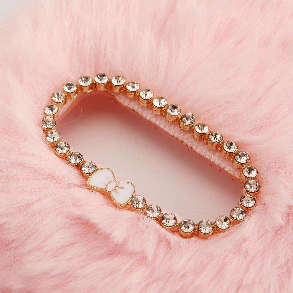Luxury Bunny Rabbit Fur Plush Case iPhone cover – JustAndBest India
