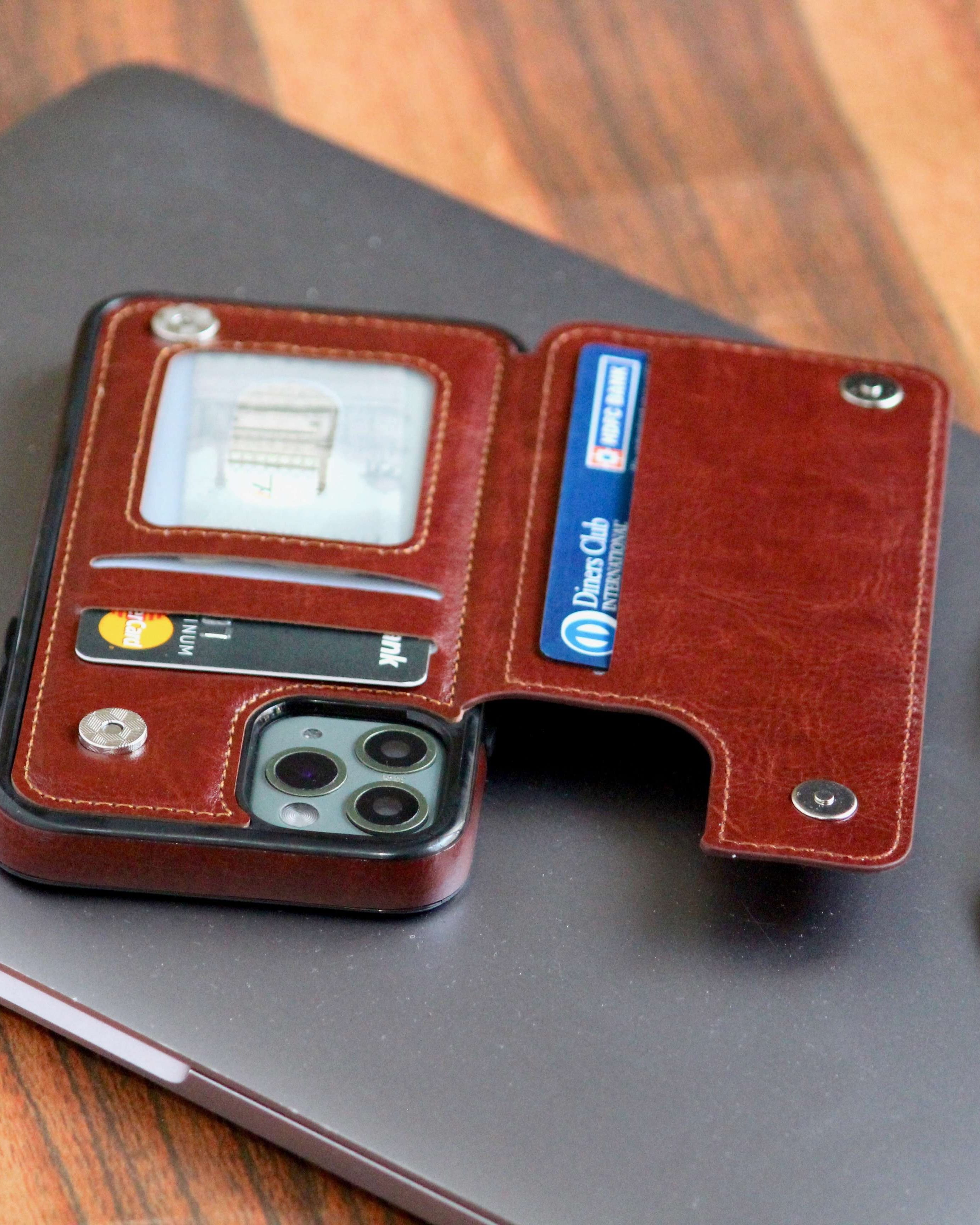 Premium Leather cover for iPhone 13 Pro