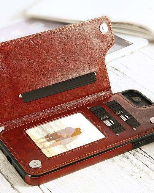 Luxury Wallet Style Premium Leather Case