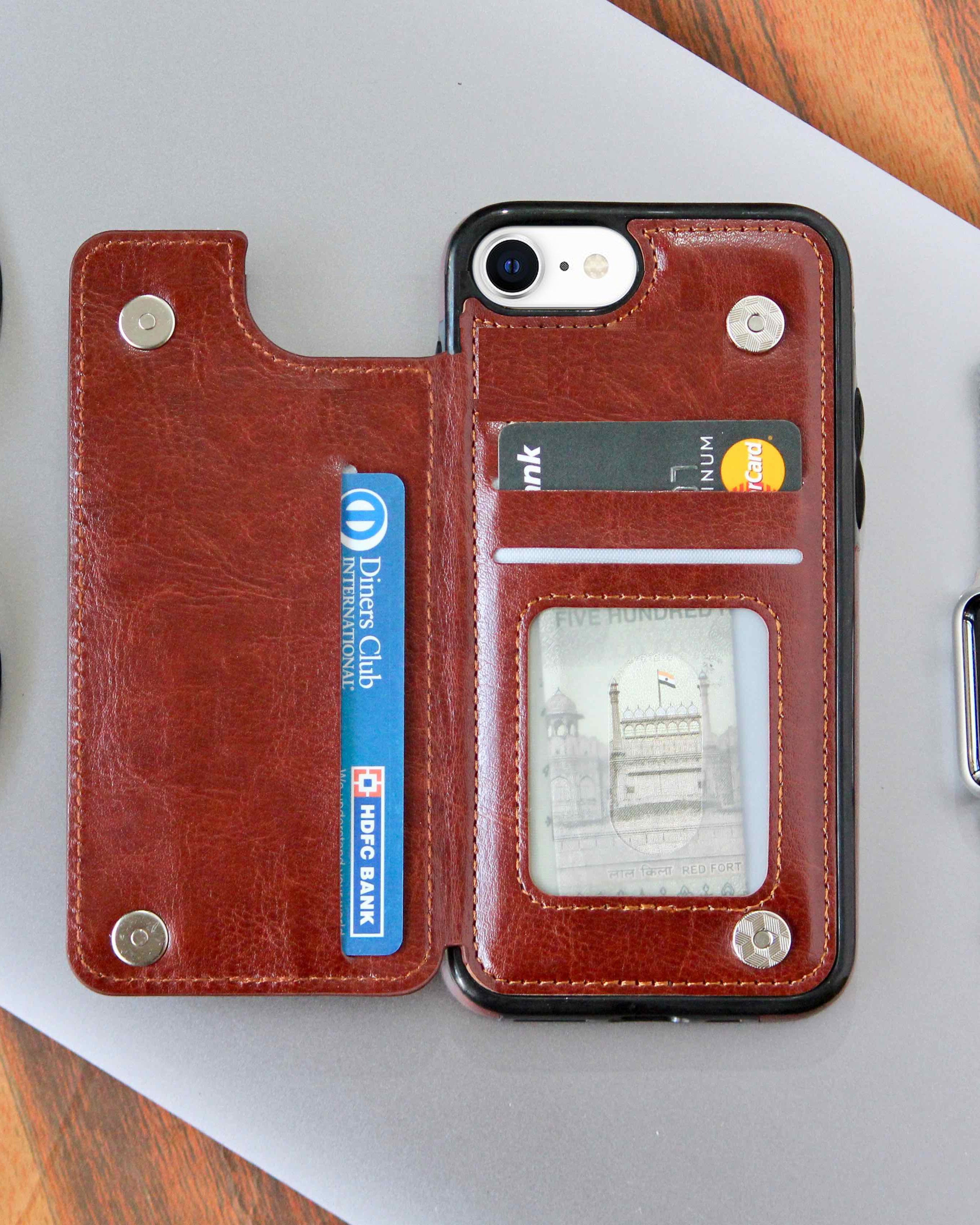 iPhone SE 2020 leather Cover