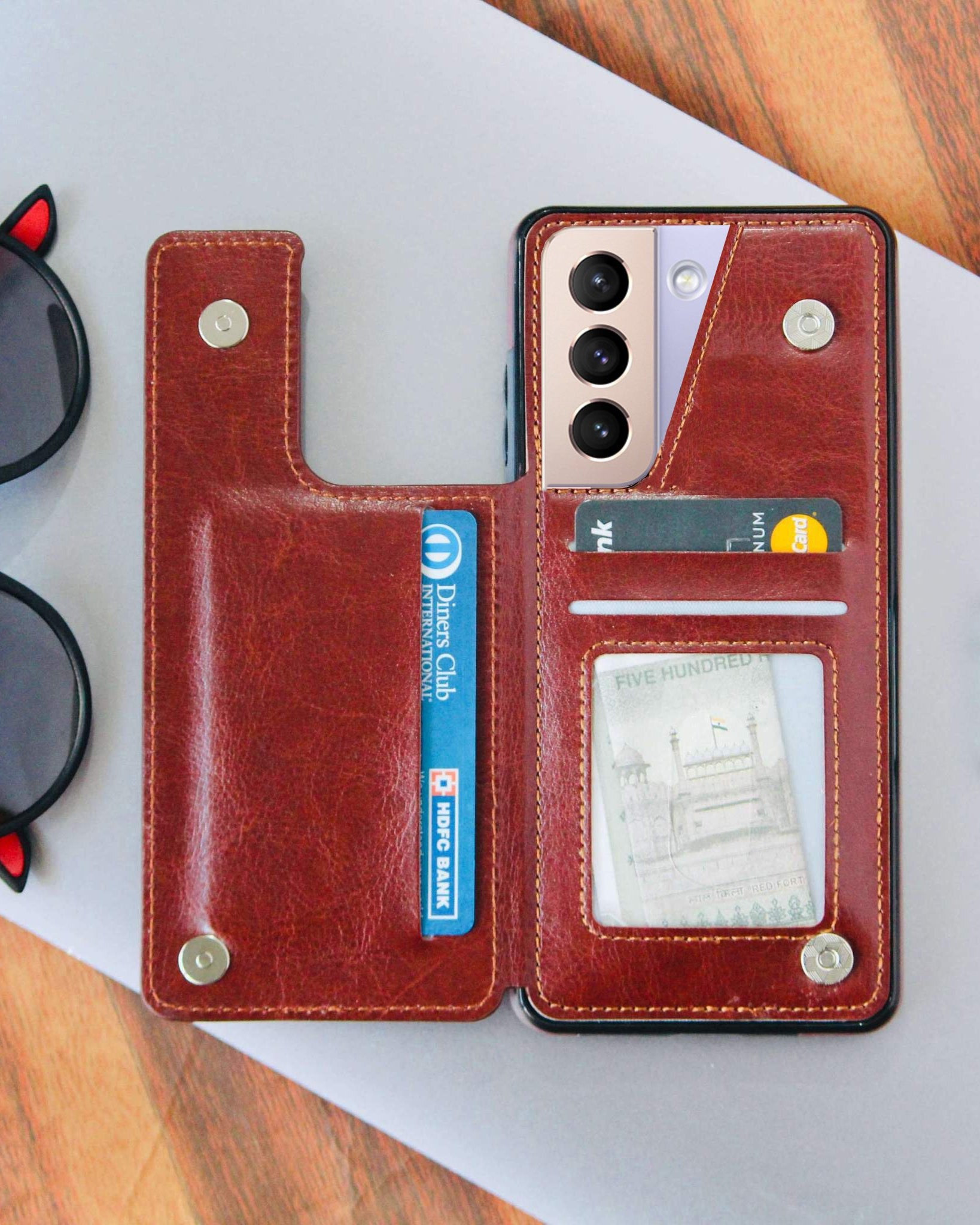 Wallet Style Cover for Galaxy S21 series