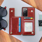 Luxury Wallet Style Premium Leather Cover for Samsung Galaxy S20FE
