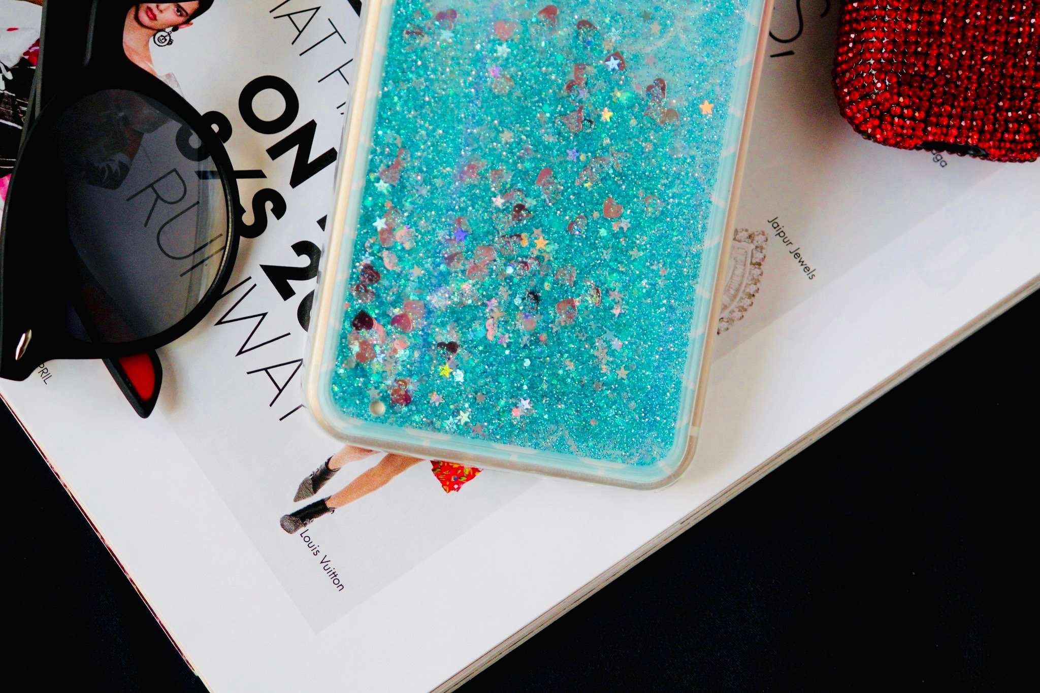 Mermaid Pattern Bling Glitter Luxury Cover iPhone cover – JustAndBest India
