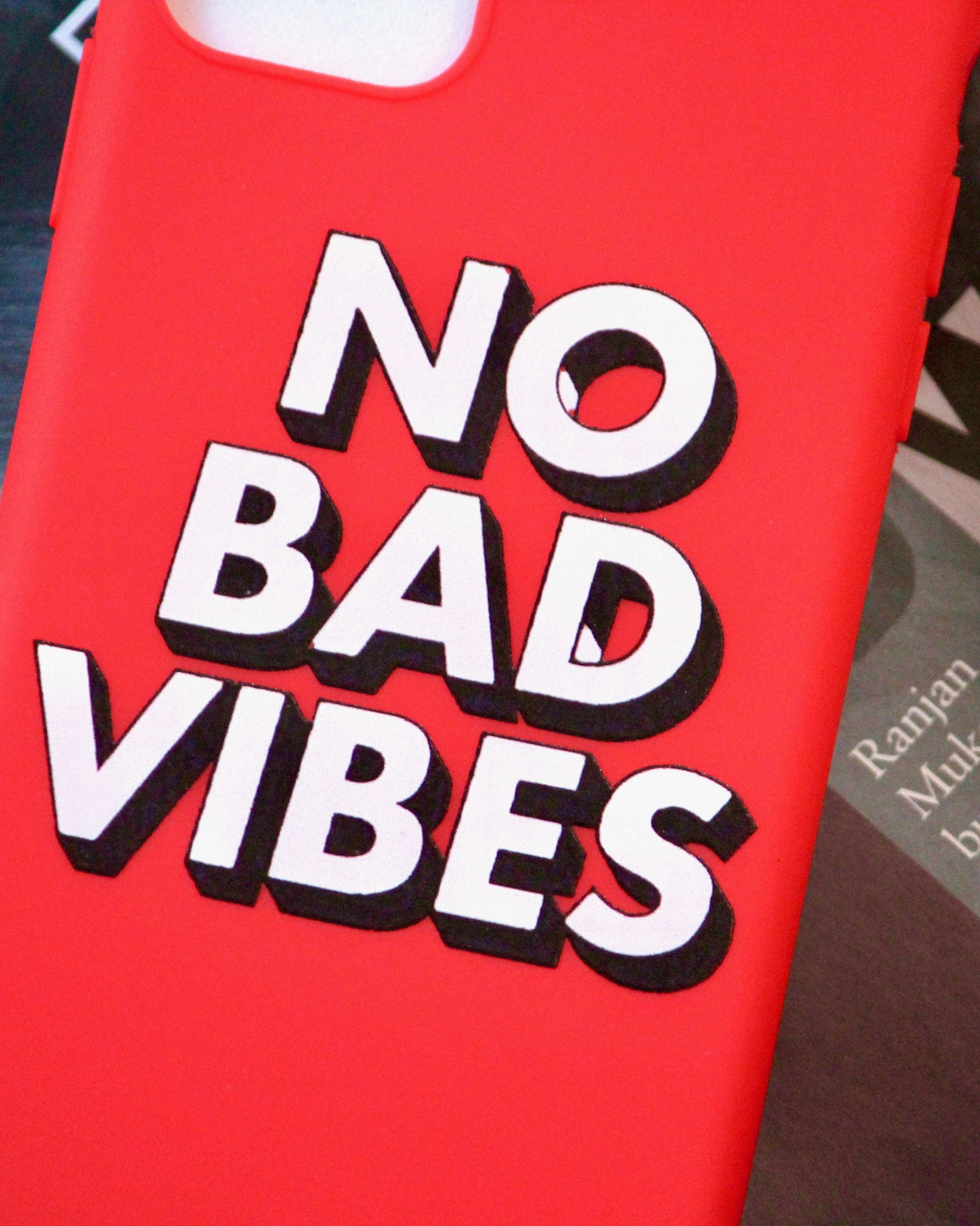 No Bad Vibes Silicone Soft Case for iphone