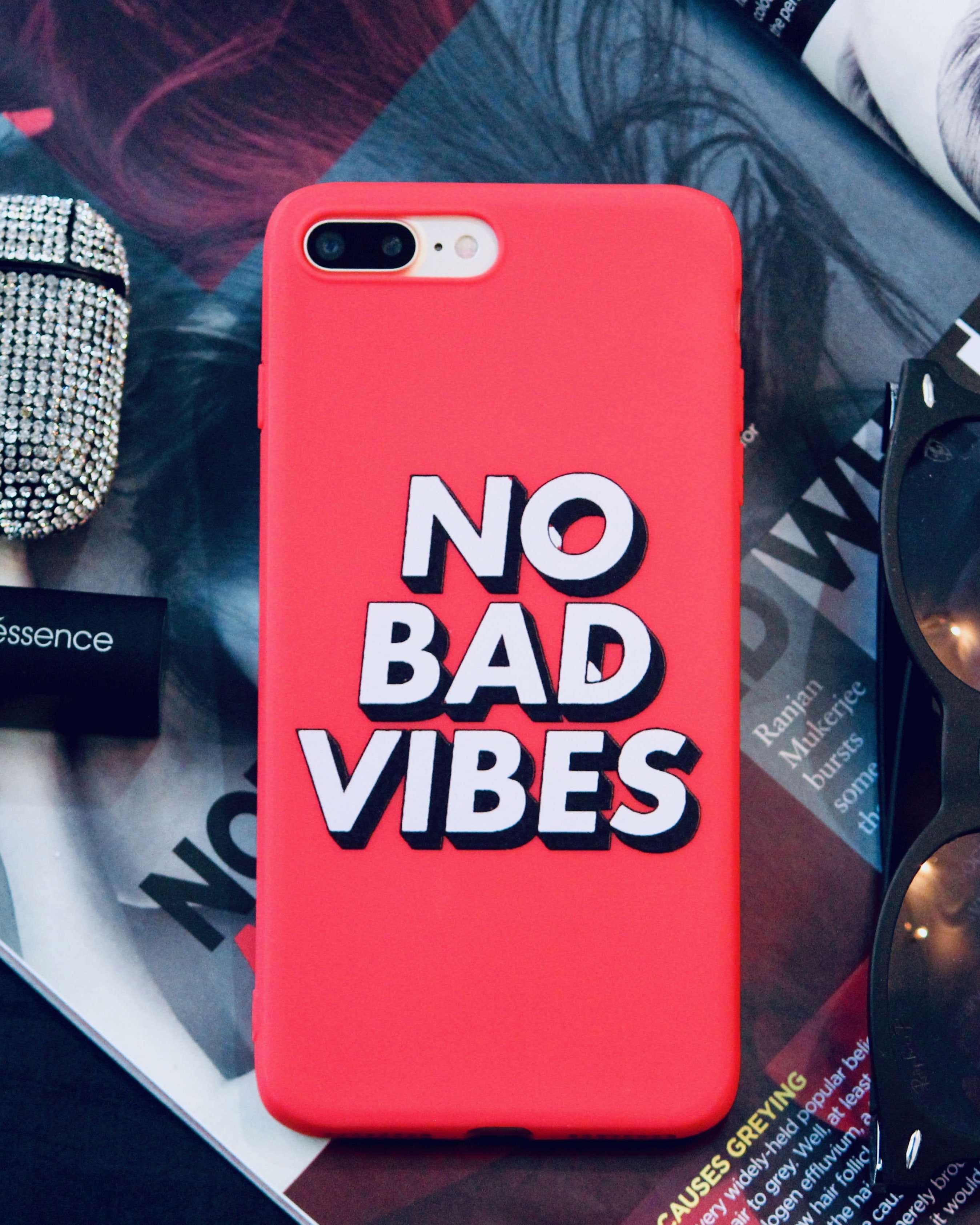 No Bad Vibes Silicone Soft Case
