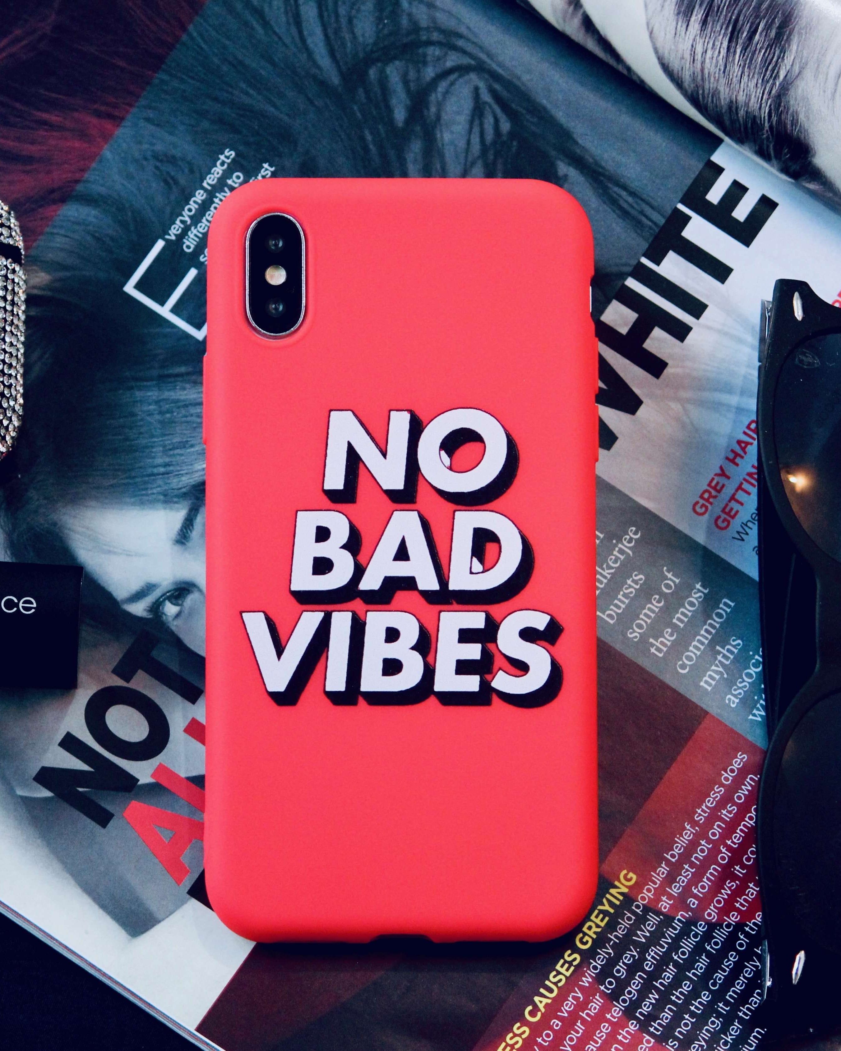 No Bad Vibes Silicone Soft Case
