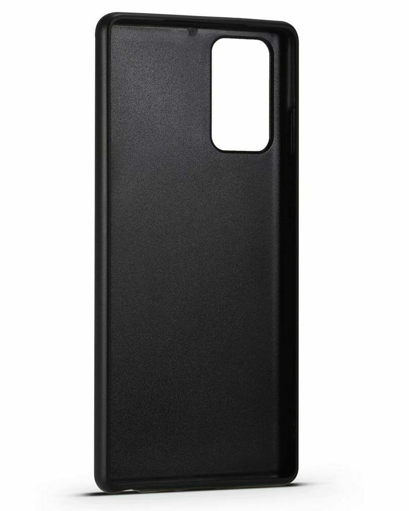 Jet Black Croco Pattern Leather Samsung note 20 ultra Case