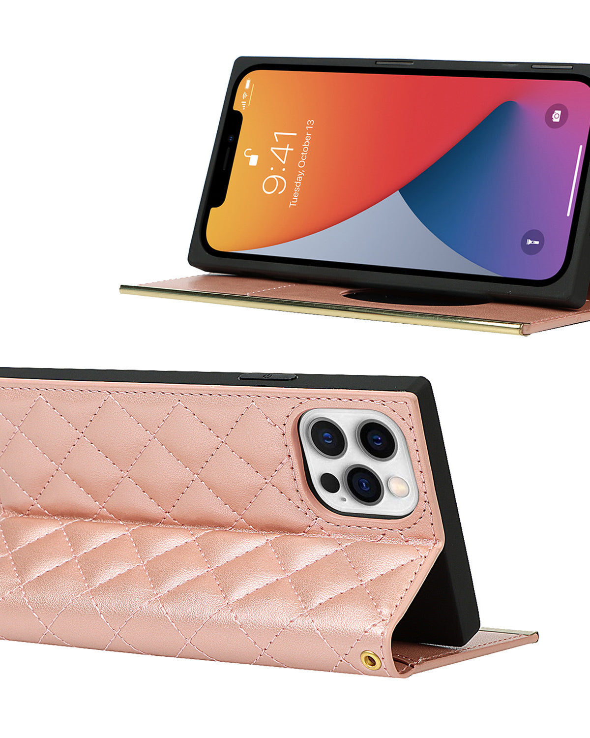 iphone leather cover with chain