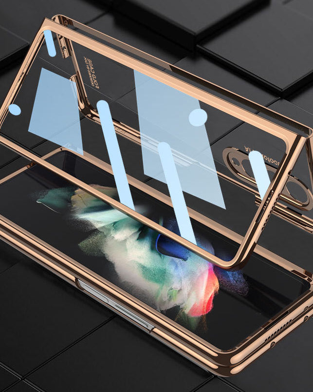 Gold Electroplated Cover z fold