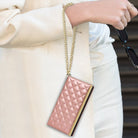 pink Leather Flip Case