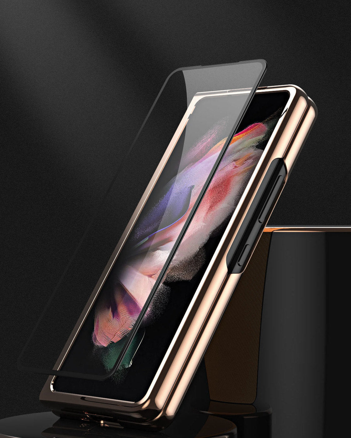 Galaxy Z Fold3 5G leather Cover