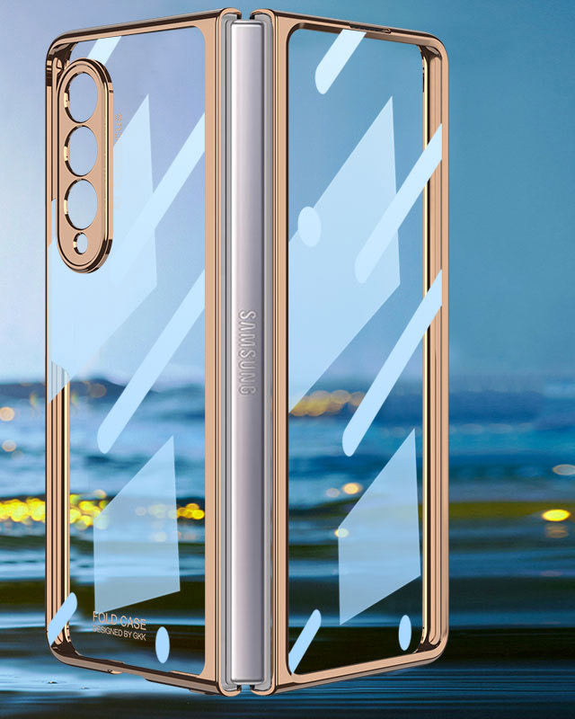 Transparent z fold cover