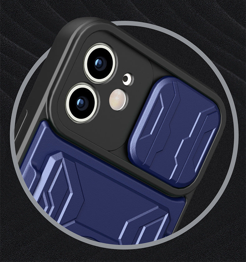 Card Holder Dual Layer Lens Protector Cover – phone accessory by JustAndBest India