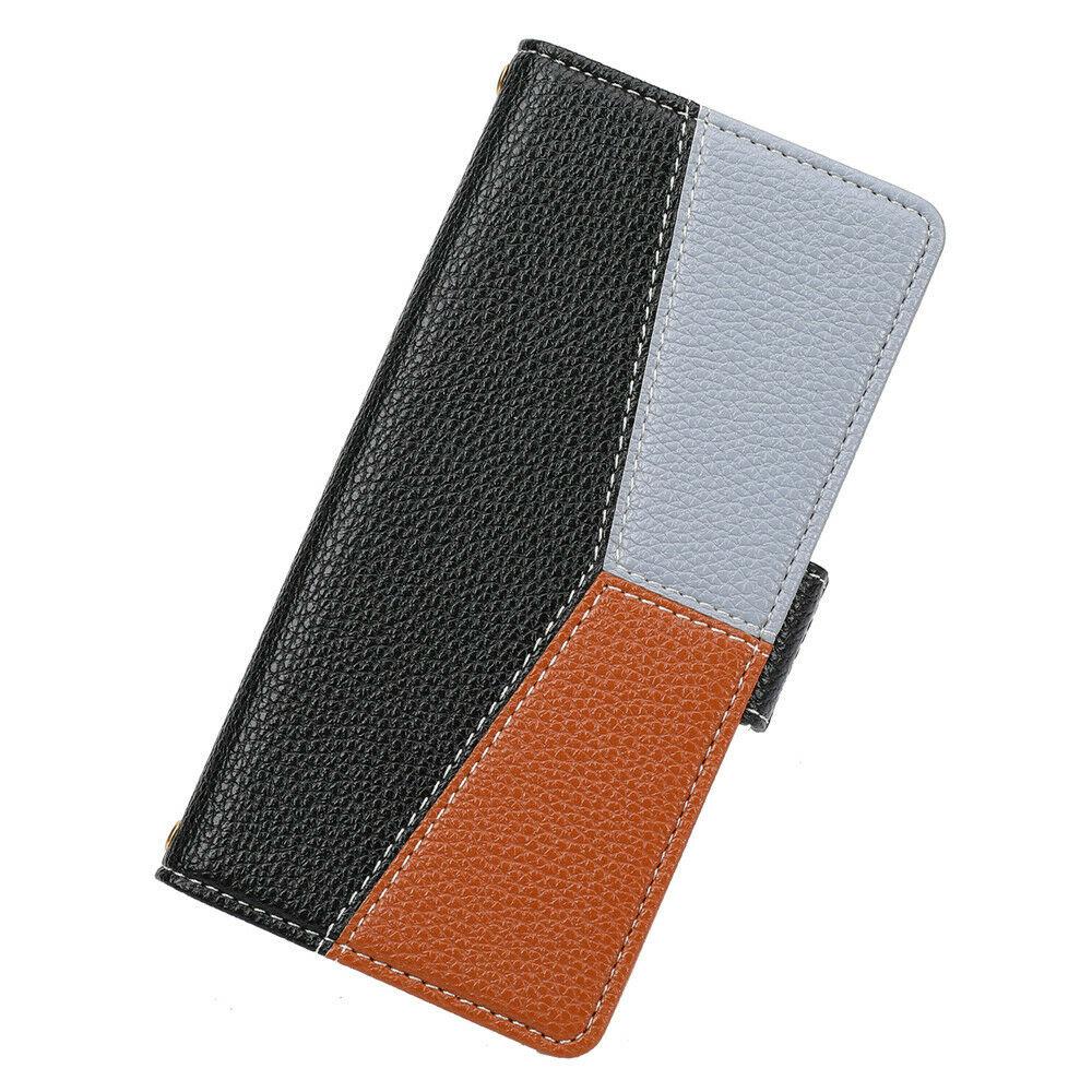 Premium Lychee Leather Card Holder Flip Case – phone accessory by JustAndBest India