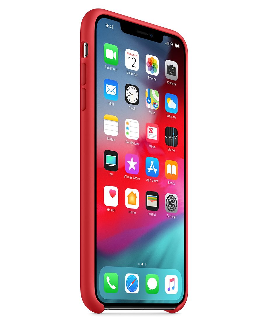 Red Silicone Cover for iphone X