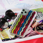 Rainbow Glitter Quicksand Luxury Case