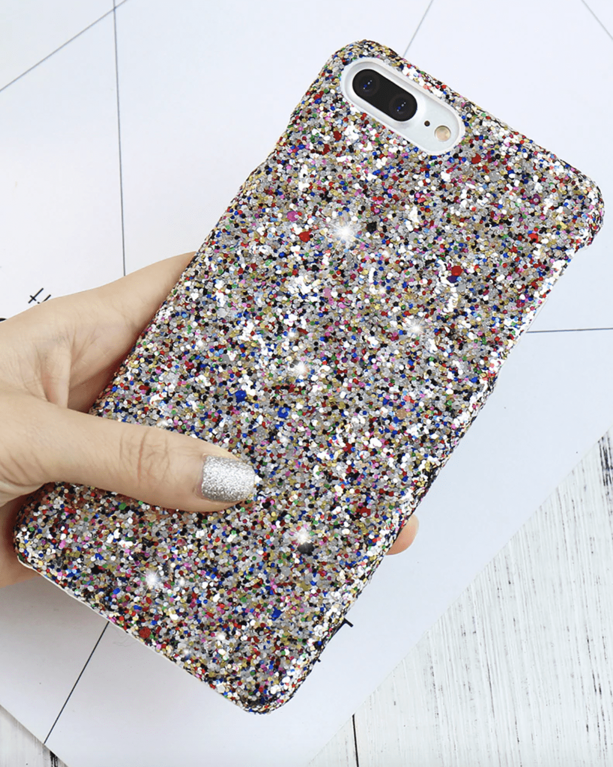 Rainbow Glitter Sequin Case for iphone
