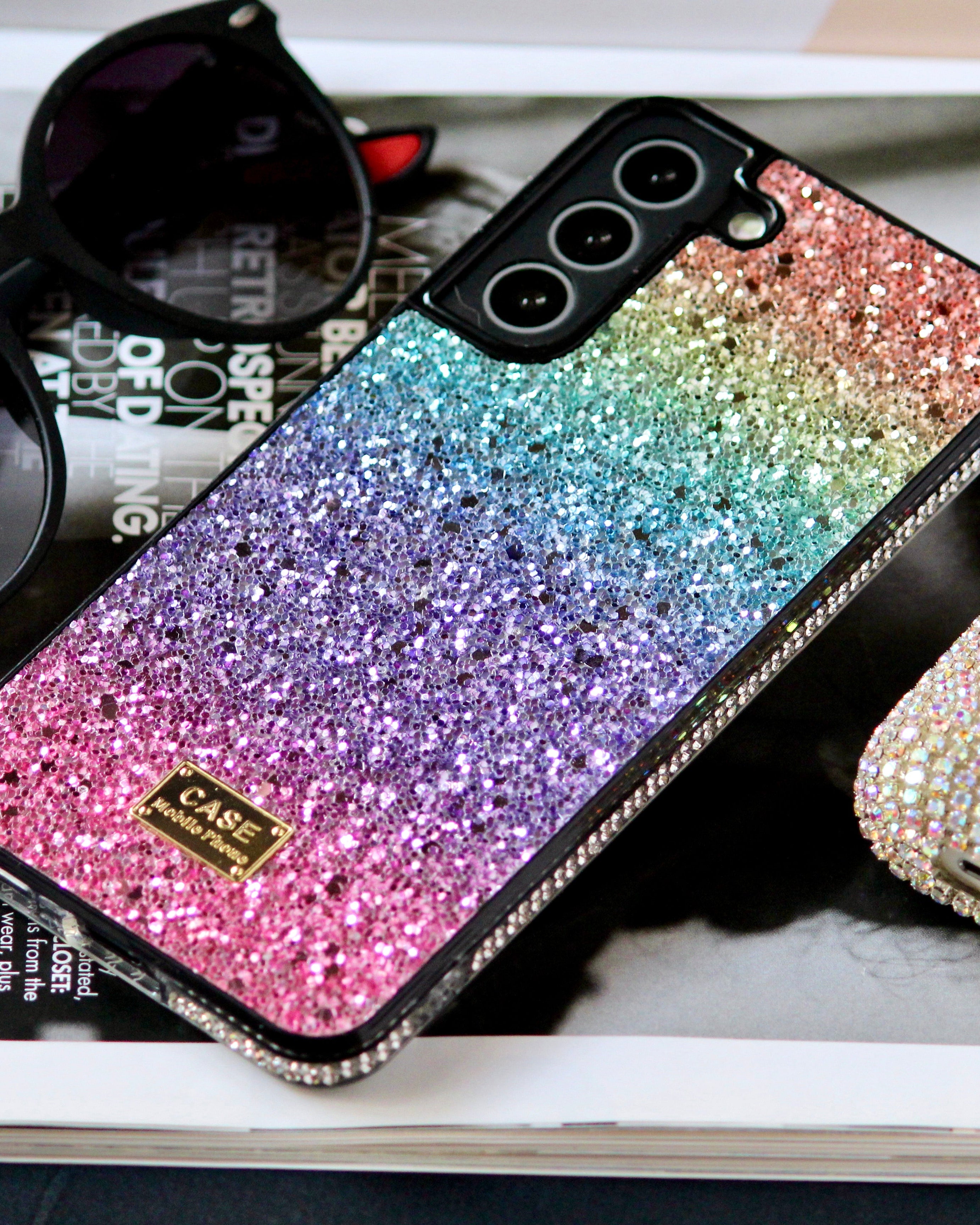 Bling Rainbow Glitter Diamonds Cover iPhone cover – JustAndBest India