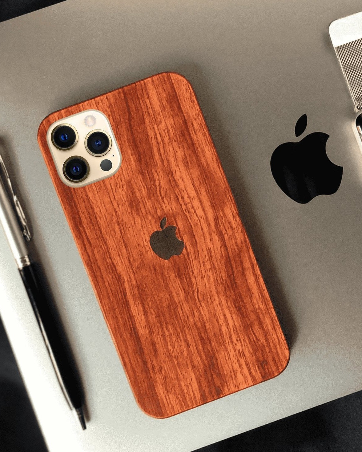 Real Natural Walnut Wood Cover