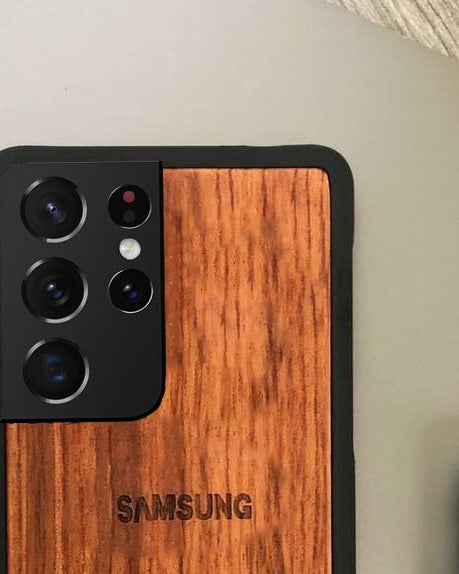Real Natural Wood case for Samsung S21