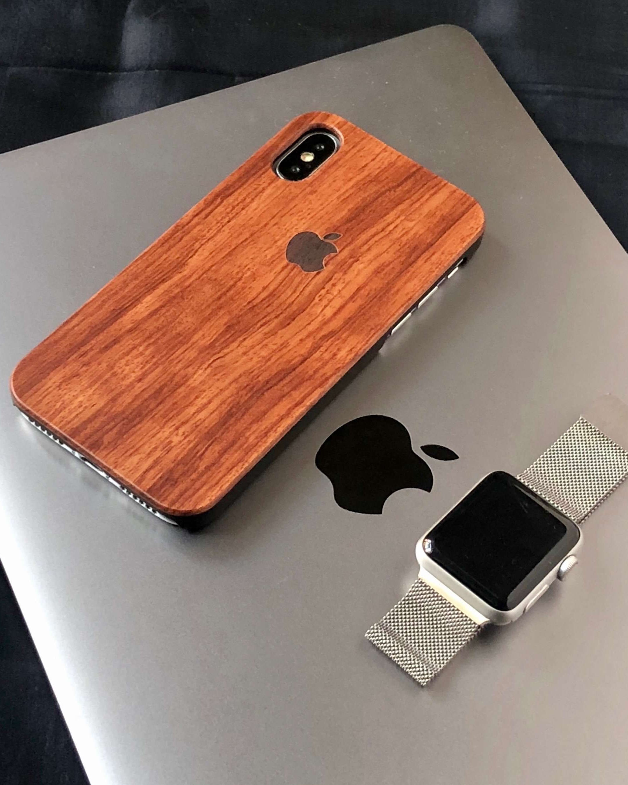 Real Natural Walnut Wood Premium Case iPhone SE