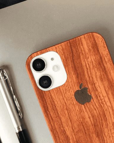 Real Natural Walnut Wood Premium Case iPhone SE