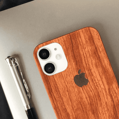 Real Natural Walnut Wood Premium Case iPhone cover – JustAndBest India
