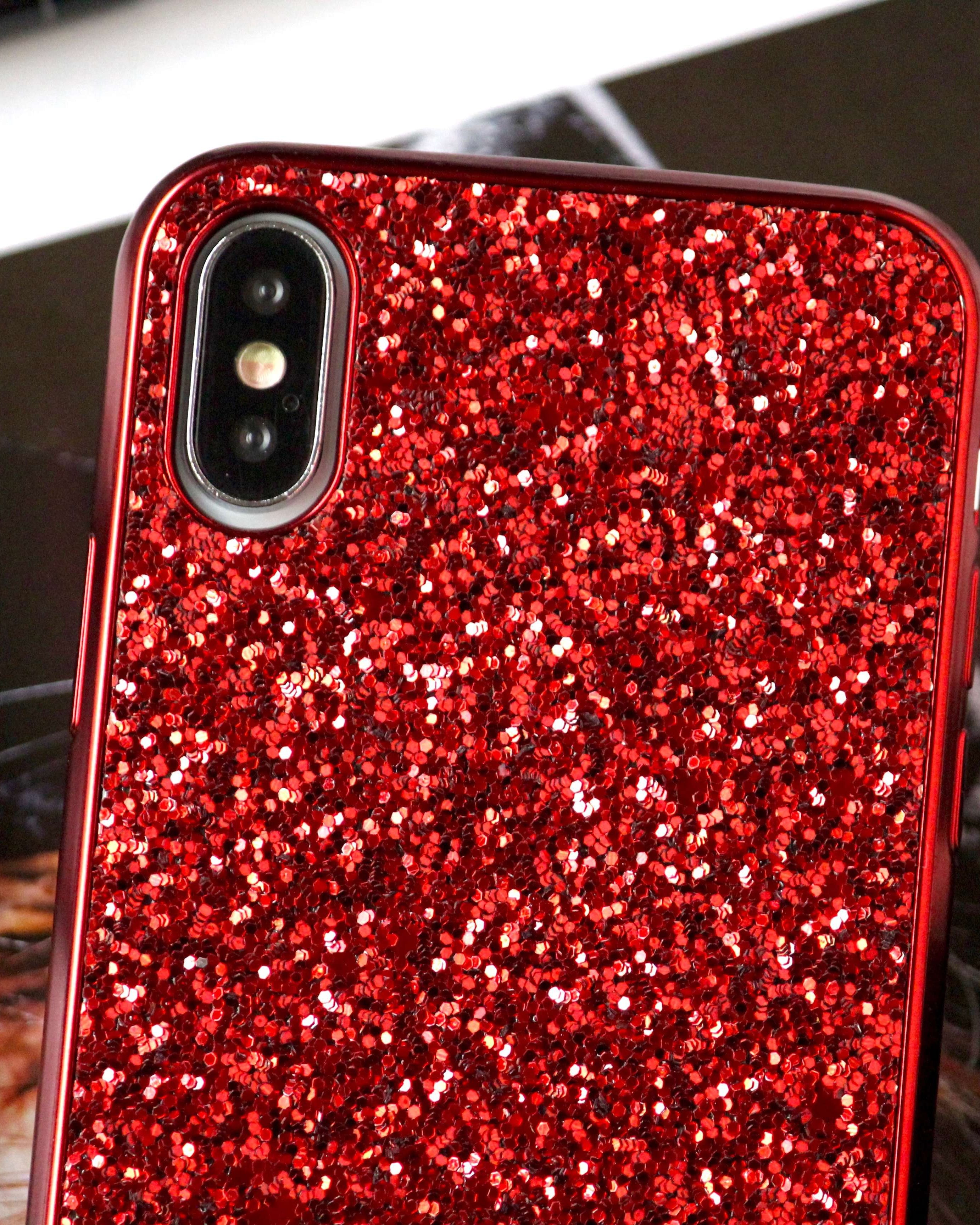 Red Glitter iPhone 11 Cover
