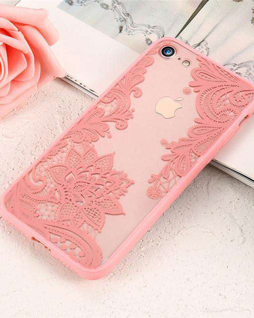 Retro Floral Lace iPhone SE 2020 Case