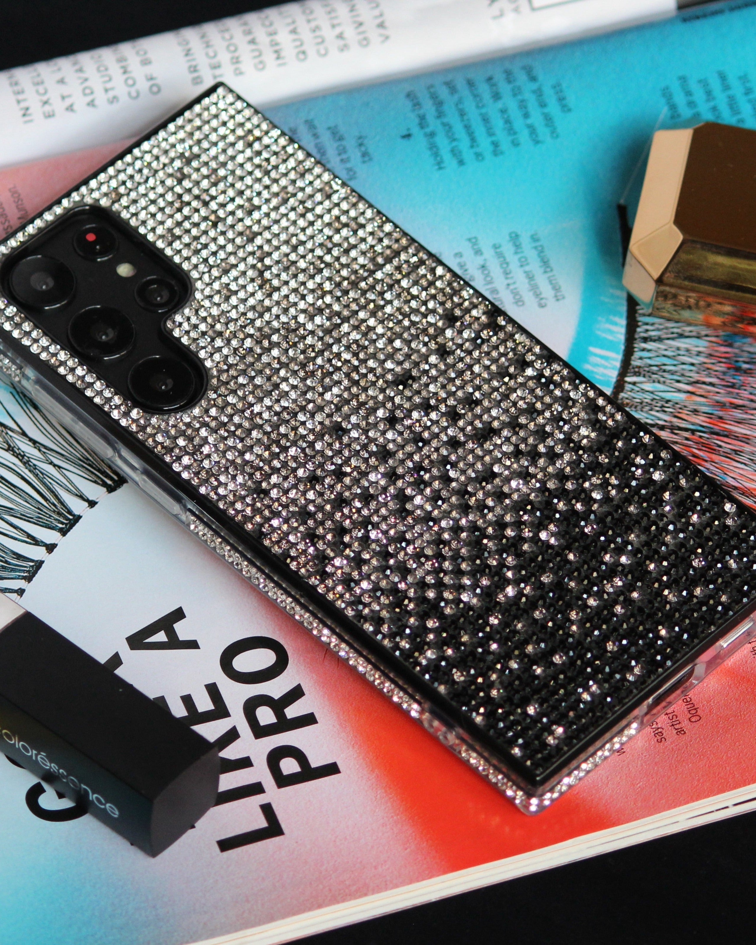 Bling Gradient Rhinestones Luxury Cover iPhone cover – JustAndBest India