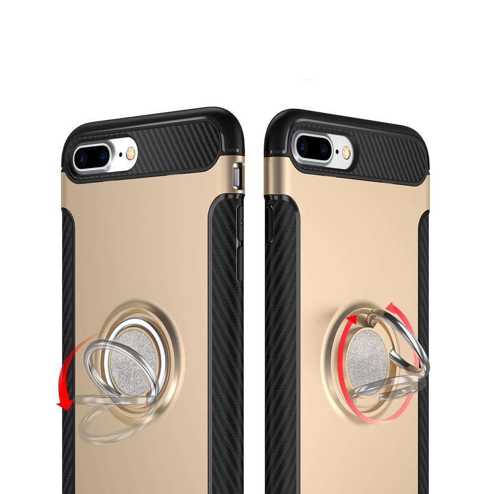 Ring Holder Car Stand Shockproof Hybrid Case – phone accessory by JustAndBest India