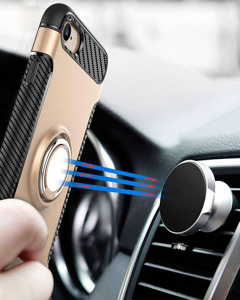 Ring Holder Car Stand Shockproof Hybrid iPhone SE 2020 Case