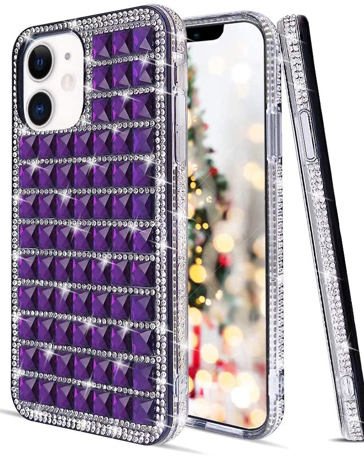 Royal Diamond Rhinestones Luxury Cover iPhone cover – JustAndBest India