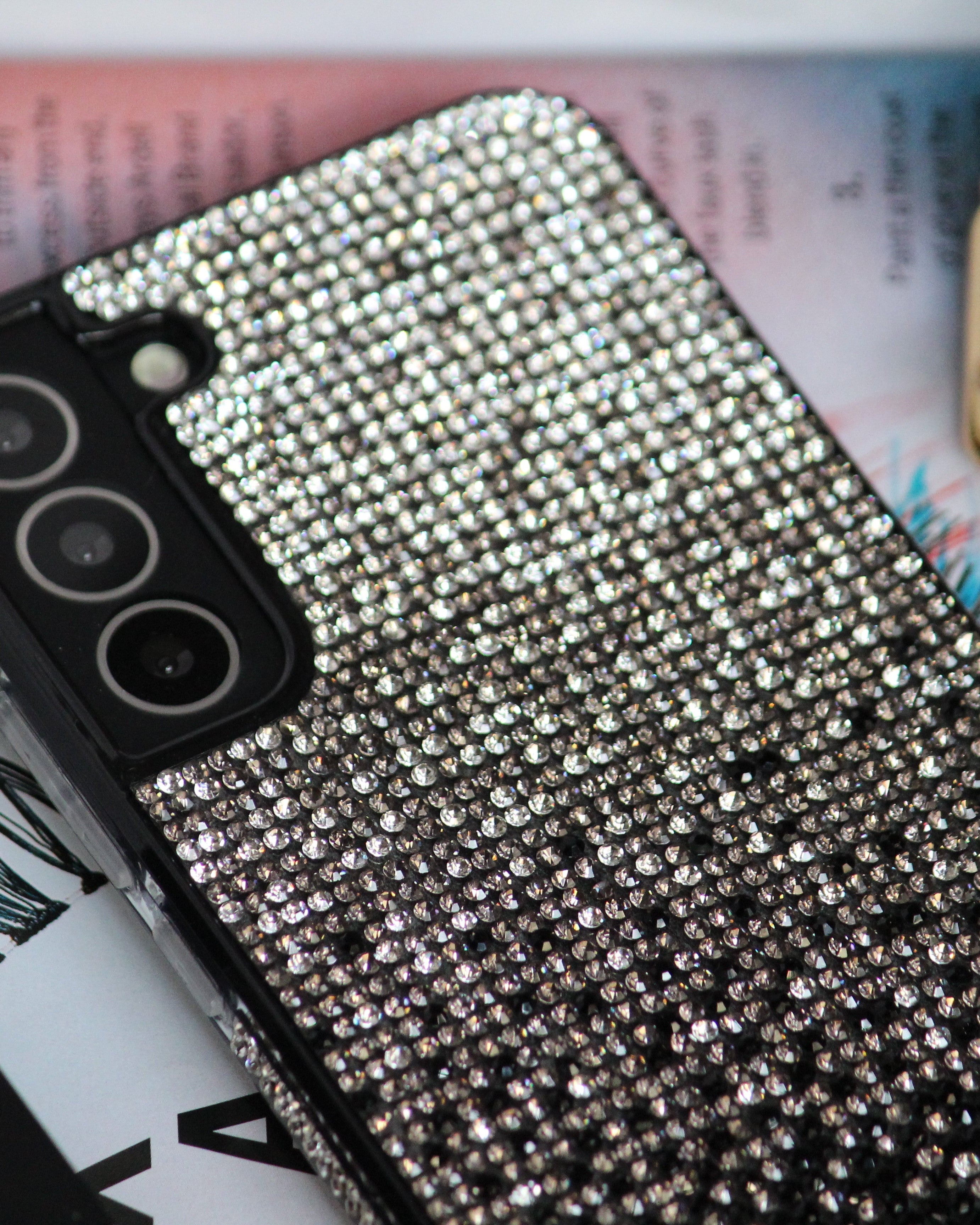 Bling Gradient Rhinestones Luxury Cover iPhone cover – JustAndBest India
