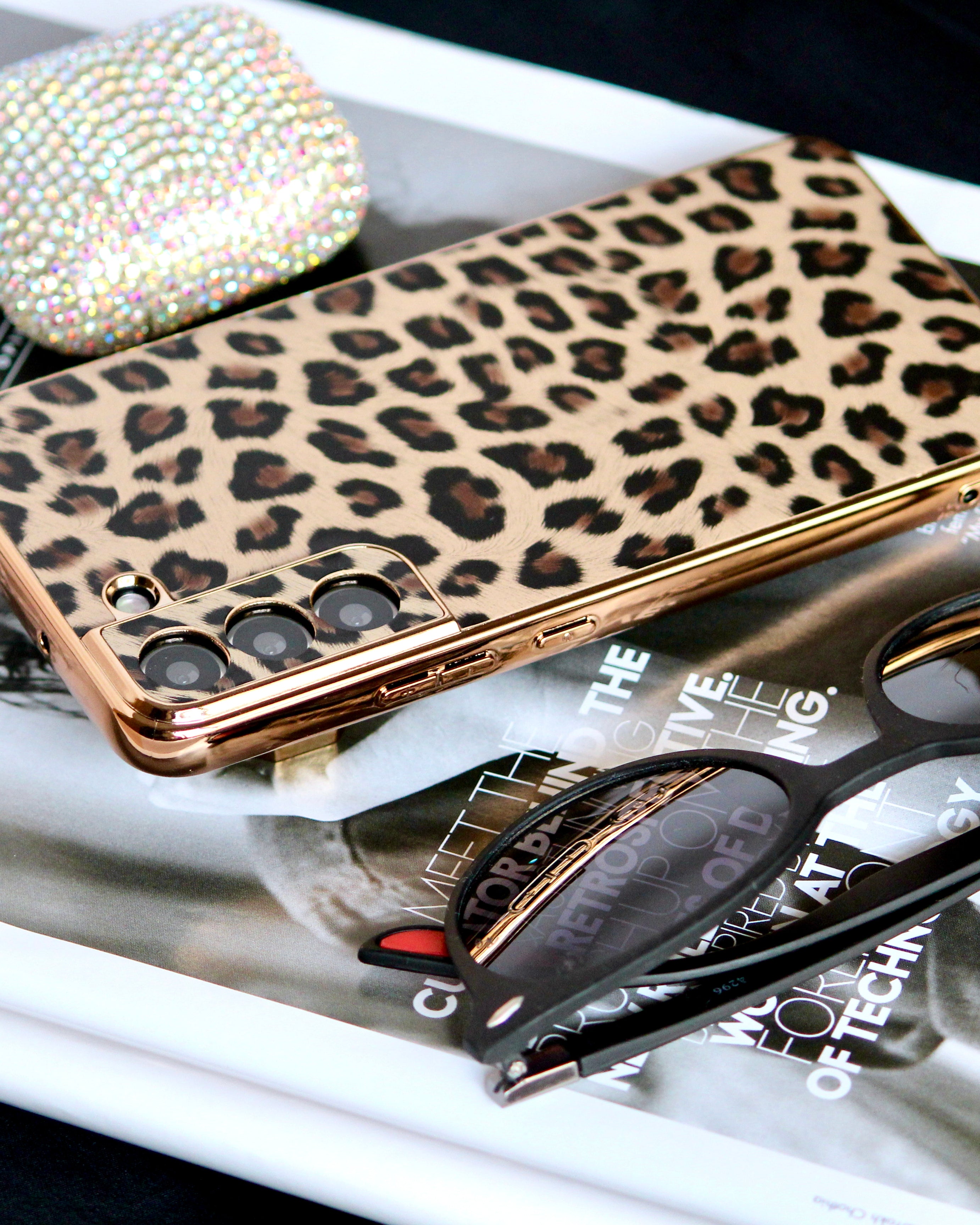 S22 plus leopard print cover