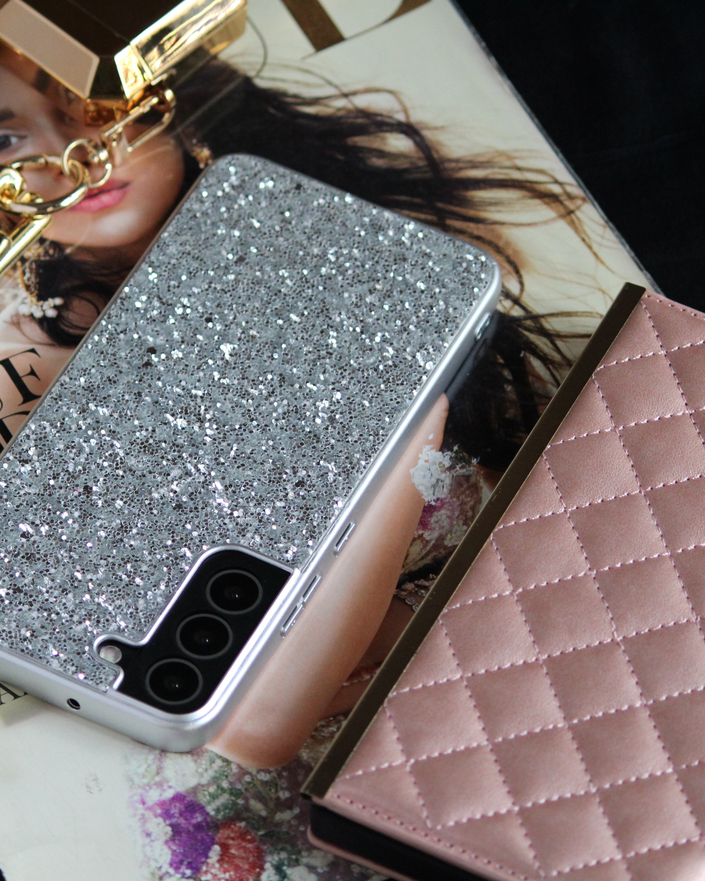 S22 plus glitter cover