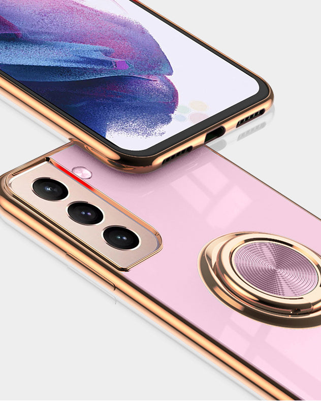 Gold Electroplated Ring Holder Cover – phone accessory by JustAndBest India