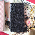 Black Glitter Bling Sequin Case for Samsung S21