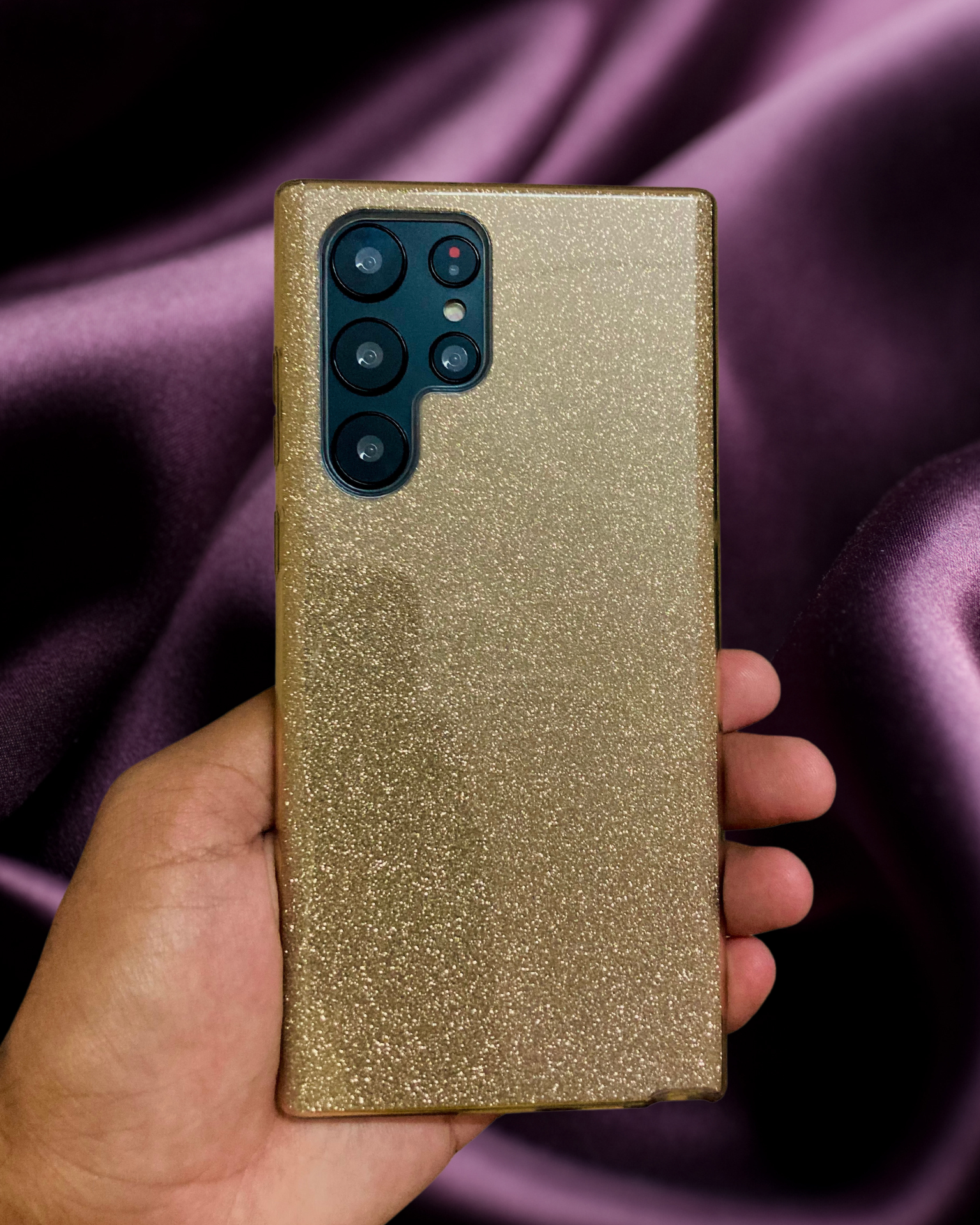 Bling Shining Gold Glitter Cover