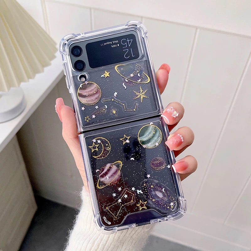 Cute Stars Transparent Shockproof Case iPhone cover – JustAndBest India