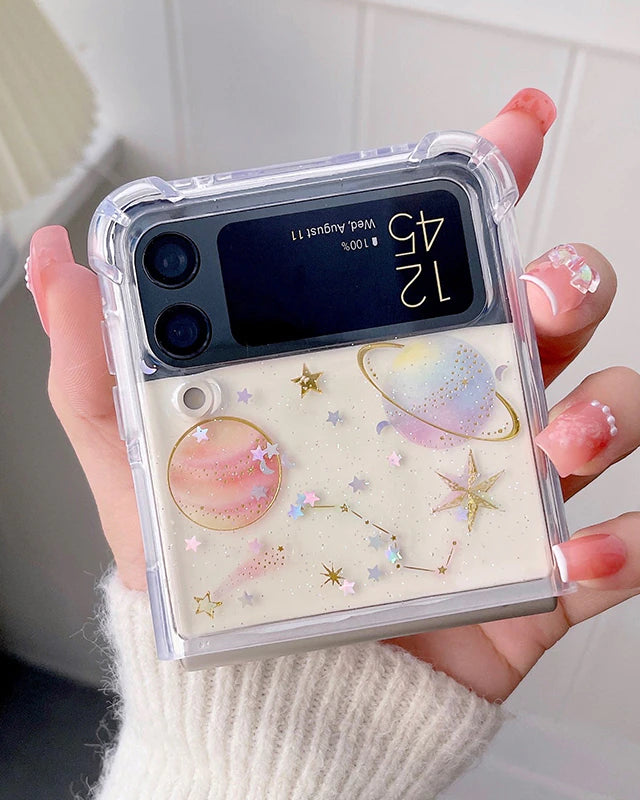 Cute Stars Transparent Case