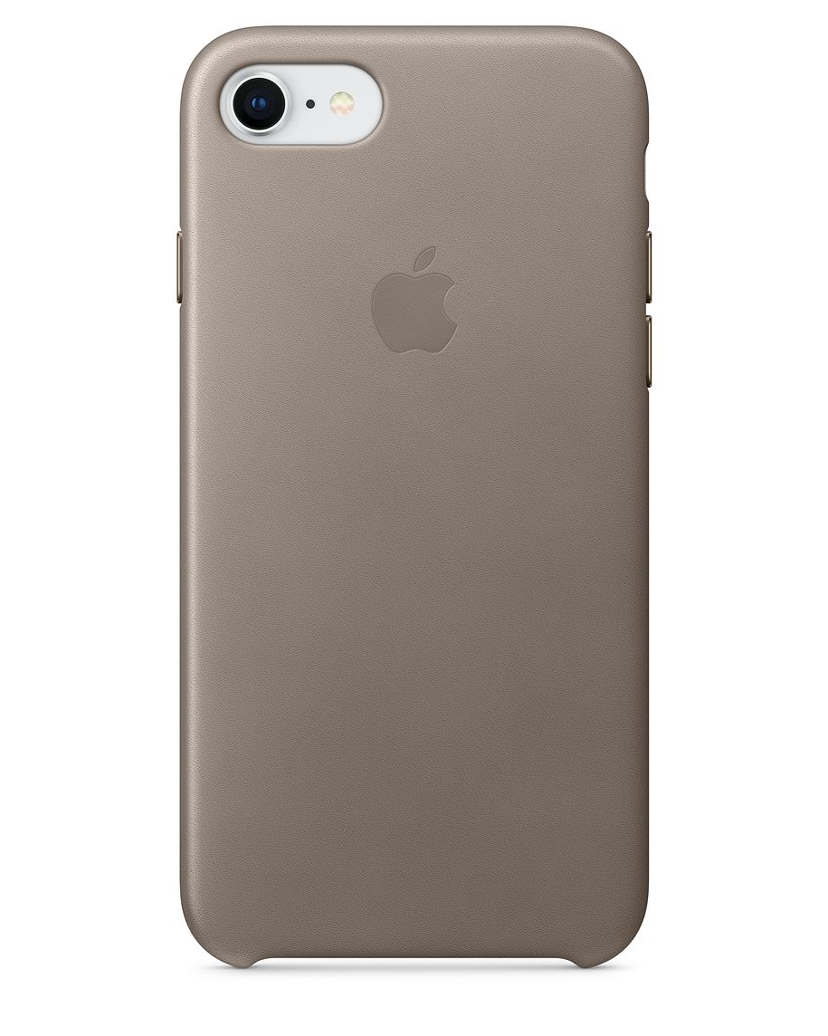 Taupe Premium Leather iphone Cover