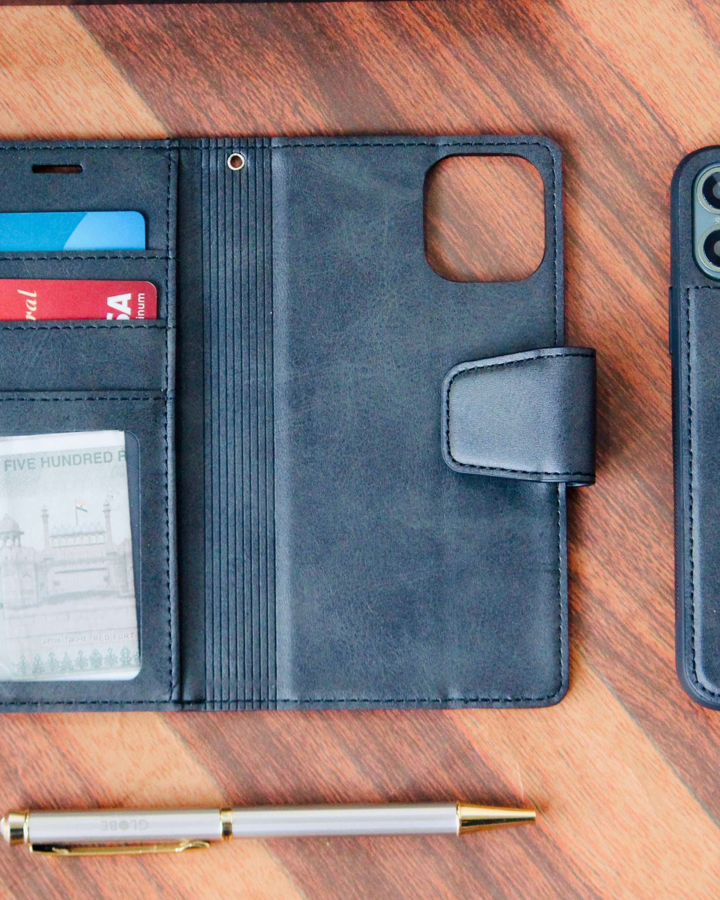 Leather Luxury Flip Case for iphone 11