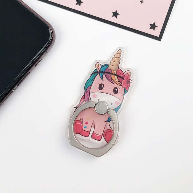 Cute Unicorn Phone Ring Holder – phone accessory by JustAndBest India