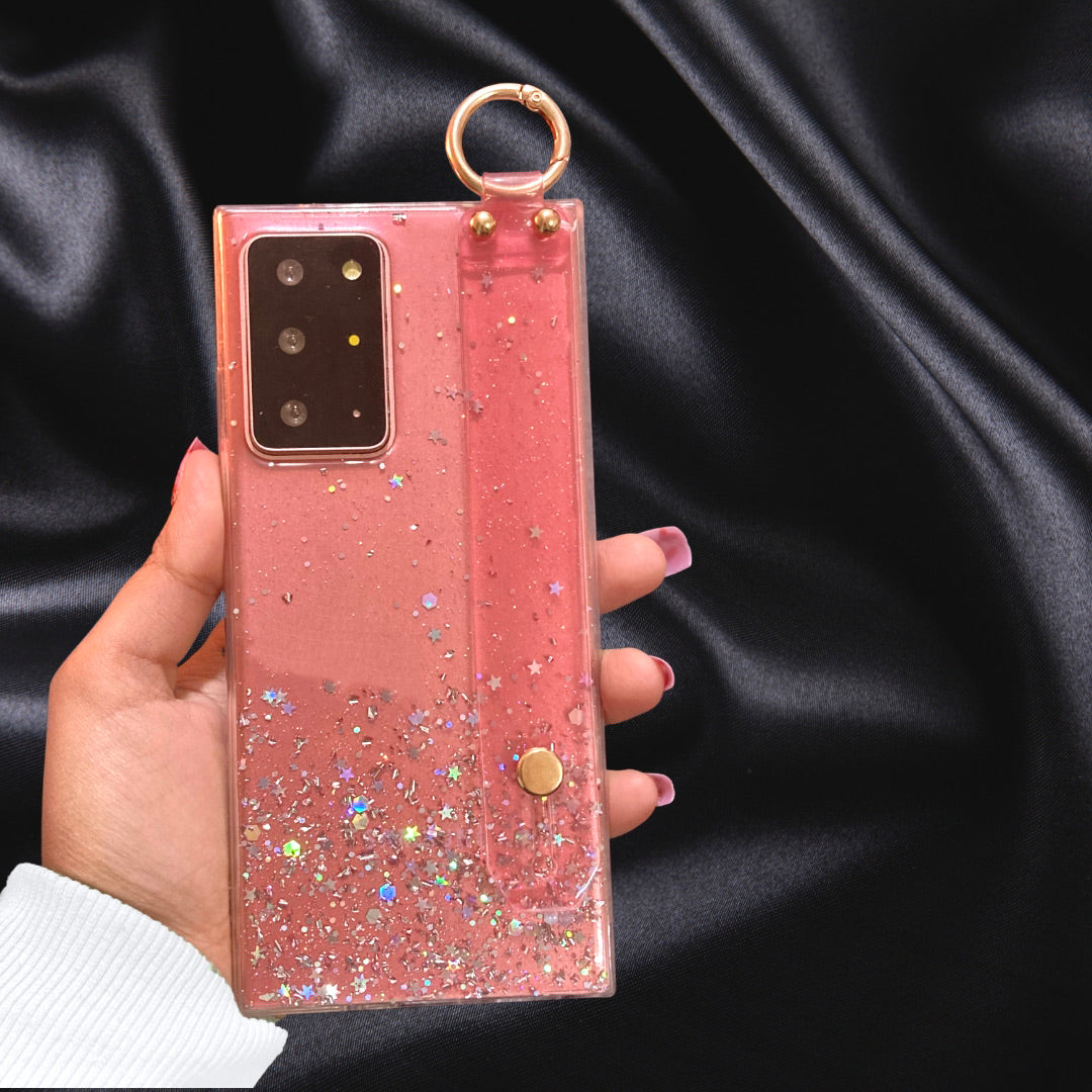 Bling Glitter Hand Strap Case iPhone cover – JustAndBest India